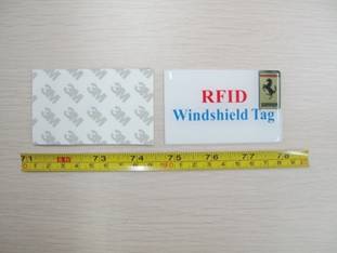 RFID windshield sticker tag